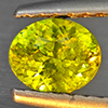 Natural Multi-Color With Rainbow Spark Sphene 0.54 Ct. Oval Shape 5.5 x 4.4 Mm Gemstone