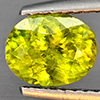 Natural Multi-Color With Rainbow Spark Sphene 1.21 Ct. Oval Shape 7.4 x 6 Mm Gemstone