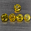 Natural Greenish Yellow Titanium Sphene Rainbow Spark 1.21 Ct. 5 Pcs Round Shape 4 Mm Gemstones Natural Greenish Yellow Titanium Sphene Rainbow Spark 1.21 Ct. 5 Pcs Round Shape 4 Mm Gemstones
