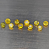 Natural Greenish Yellow Titanium Sphene Gemstones Rainbow Spark 1.60 Ct.10 Pcs. Round Shape 3.2 Mm. Natural Greenish Yellow Titanium Sphene Gemstones Rainbow Spark 1.60 Ct.10 Pcs. Round Shape 3.2 Mm.
