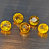 Natural Greenish Yellow Titanium Sphene Gemstones Rainbow Spark 1.87 Ct. 5 Pcs. Round Shape 4.2 Mm. Natural Greenish Yellow Titanium Sphene Gemstones Rainbow Spark 1.87 Ct. 5 Pcs. Round Shape 4.2 Mm.