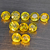 Natural Greenish Yellow Titanium Sphene Gemstones Rainbow Spark 2.93 Ct. 10 Pcs. Round Shape 3.9 Mm. Natural Greenish Yellow Titanium Sphene Gemstones Rainbow Spark 2.93 Ct. 10 Pcs. Round Shape 3.9 Mm.