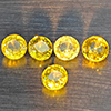 Natural Greenish Yellow Titanium Sphene Gemstones Rainbow Spark 1.61 Ct. 5 Pcs. Round Shape 4 Mm. Natural Greenish Yellow Titanium Sphene Gemstones Rainbow Spark 1.61 Ct. 5 Pcs. Round Shape 4 Mm.
