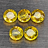 Natural Greenish Yellow Titanium Sphene Gemstones Rainbow Spark 1.52 Ct. 5 Pcs. Round Shape 4.1 Mm. Natural Greenish Yellow Titanium Sphene Gemstones Rainbow Spark 1.52 Ct. 5 Pcs. Round Shape 4.1 Mm.