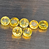 Natural Greenish Yellow Titanium Sphene Gemstones Rainbow Spark 1.46 Ct. 7 Pcs. Round Shape 3.5 Mm. Natural Greenish Yellow Titanium Sphene Gemstones Rainbow Spark 1.46 Ct. 7 Pcs. Round Shape 3.5 Mm.