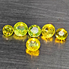 Natural Greenish Yellow Titanium Sphene Gemstones Rainbow Spark 1.26 Ct. 6 Pcs. Round Shape 3.8 Mm. Natural Greenish Yellow Titanium Sphene Gemstones Rainbow Spark 1.26 Ct. 6 Pcs. Round Shape 3.8 Mm.