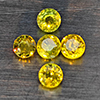 Natural Greenish Yellow Titanium Sphene Gemstones Rainbow Spark 0.99 Ct. 5 Pcs. Round Shape 3.3 Mm. Natural Greenish Yellow Titanium Sphene Gemstones Rainbow Spark 0.99 Ct. 5 Pcs. Round Shape 3.3 Mm.