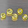 Natural Greenish Yellow Titanium Sphene Rainbow Spark 1.48 Ct. 5 Pcs. Round Shape 3.9 Mm Natural Greenish Yellow Titanium Sphene Rainbow Spark 1.48 Ct. 5 Pcs. Round Shape 3.9 Mm