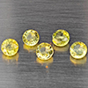 Natural Greenish Yellow Titanium Sphene Gemstones Rainbow Spark 1.31 Ct. 5 Pcs. Round Shape 3.6 Mm. Natural Greenish Yellow Titanium Sphene Gemstones Rainbow Spark 1.31 Ct. 5 Pcs. Round Shape 3.6 Mm.