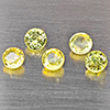 Natural Greenish Yellow Titanium Sphene Rainbow Spark 0.98 Ct. 5 Pcs. Round Shape 3.4 Mm. Natural Greenish Yellow Titanium Sphene Rainbow Spark 0.98 Ct. 5 Pcs. Round Shape 3.4 Mm.