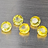 Natural Greenish Yellow Titanium Sphene Gemstones Rainbow Spark 1.54 Ct. 5 Pcs. Round Shape 4 Mm. Natural Greenish Yellow Titanium Sphene Gemstones Rainbow Spark 1.54 Ct. 5 Pcs. Round Shape 4 Mm.