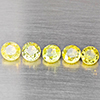 Natural Greenish Yellow Titanium Sphene Rainbow Spark 1.43 Ct. 5 Pcs. Round Shape 4 Mm. Natural Greenish Yellow Titanium Sphene Rainbow Spark 1.43 Ct. 5 Pcs. Round Shape 4 Mm.
