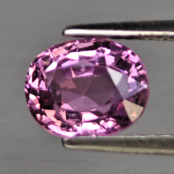 Natural Pink Spinel Gemstones 1.58 Ct. Oval Shape 7.6 x 6.1 Mm.