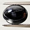 Natural Black Spinel 3.07 Ct. Oval Cabochon Shape 9.2 x 7.1 Mm Gemstone