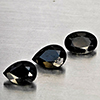Natural Black Spinel 2.71 Ct. 3 Pcs Mixed Shape Gemstone from Thailand