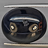 Natural Black Spinel Gemstones 22.84 Ct. Oval Cabochon Shape 18.2 x 14.6 Mm.
