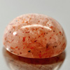 White Orange Sunstone 25.51 Ct. Oval Cabochon Shape Natural Gemstone Mardagascar