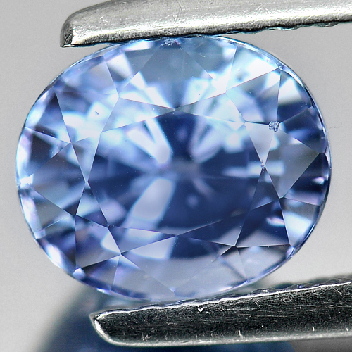 Certified Violet Tanzanite 1.71 Ct. VVS Oval Shape 7.18 x 6.06 Mm. Natural Gem