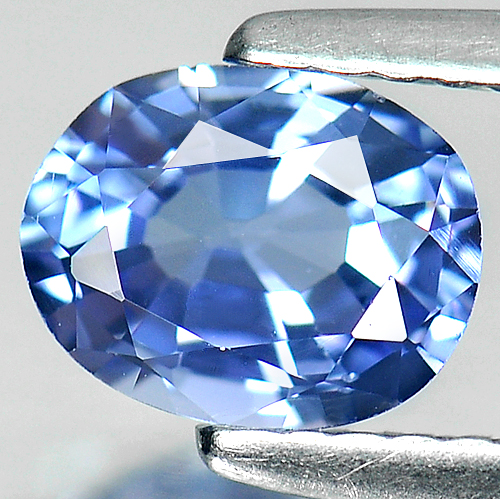 Certified Violetish Blue Tanzanite 1.00 Ct. Clean Oval Shape Natural Gemstone