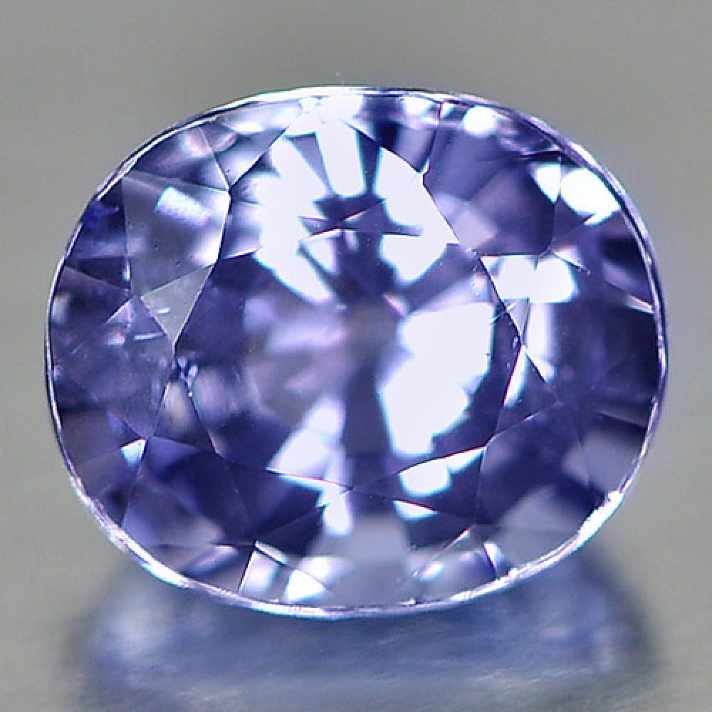Violetish Blue Tanzanite 12 Ct. Oval Shape 6.8 x 5.8 Mm. Natural Gem Tanzania