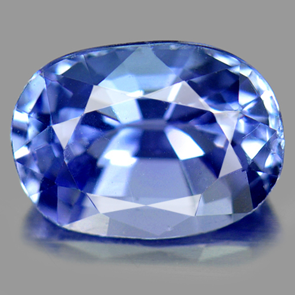 Oval Shape 7.5 x 5.6 x 4.5 Mm. Violet BlueTanzanite 1.31 Ct. Natural Gemstone