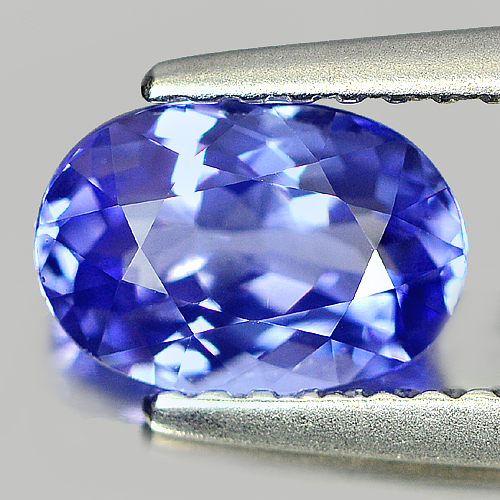 1.07 Ct. Oval Shape Natural Gemstone Clean Violetish Blue Tanzanite Tanzania