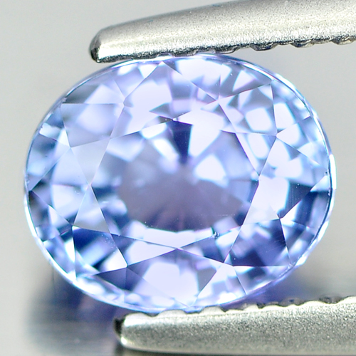 Oval Shape Clean Natural Gem Violetish Blue Tanzanite 1.12 Ct. From Tanzania