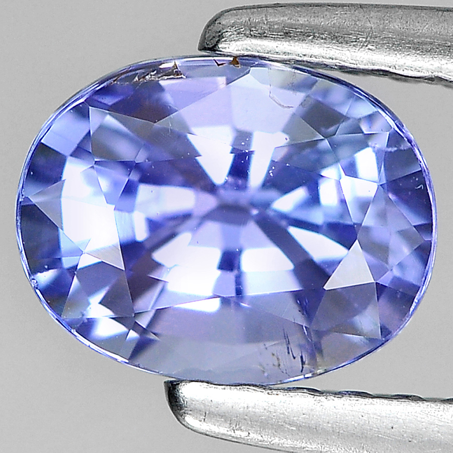 Certified 1.10 Ct. Natural Violetish Blue Tanzanite Gem