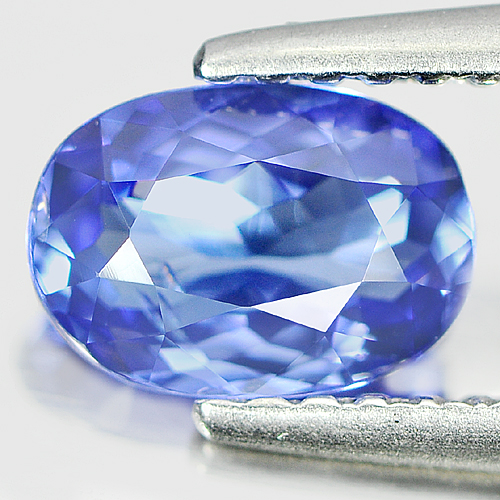 0.85 Ct. Oval Natural Violet Blue Tanzanite Tanzania