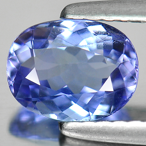 0.97 Ct. Oval Natural Violet Blue Tanzanite Tanzania