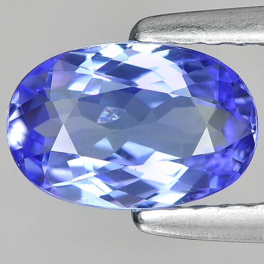 Certified 1.04 Ct. Natural Violetish Blue Tanzanite Gem