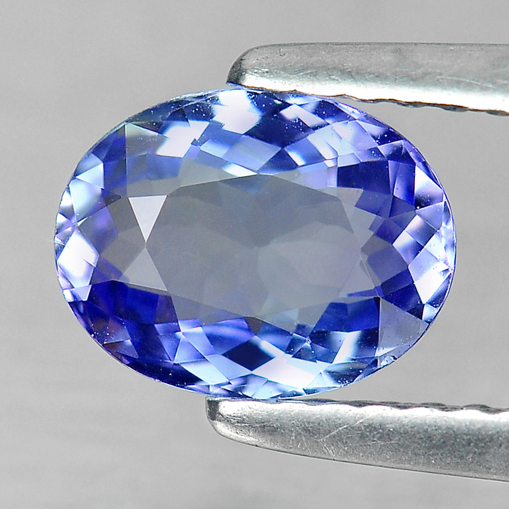 Certified 1.09 Ct. IF Natural Violetish Blue Tanzanite