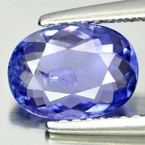 Violetish Blue Tanzanite 1.30  Ct. Oval Shape 8.5 x 6.2 Mm. Natural Gem anzania