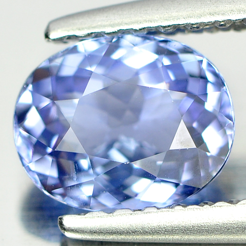 0.96 Ct. Clean Oval  Natural Gem Violet Blue Tanzanite
