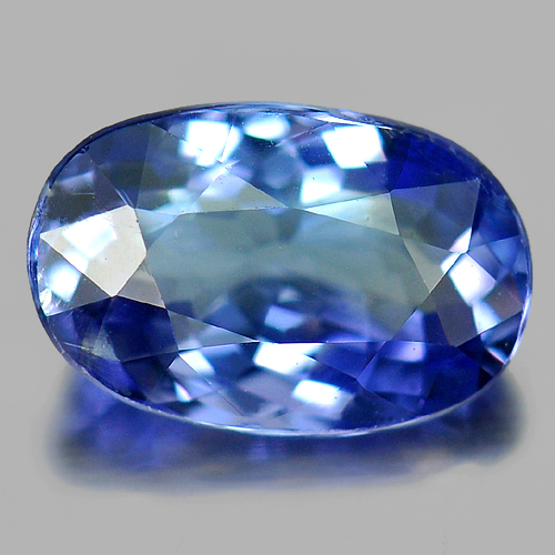 0.92 Ct Oval Shape Natural Violetish Blue Tanzanite Gem