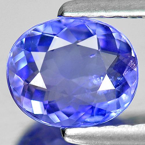 0.98 Ct. Oval Natural Violet Blue Tanzanite Tanzania