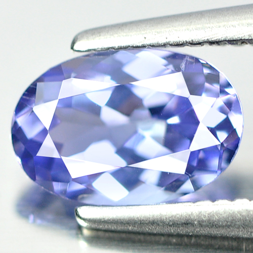 0.89 Ct. Clean Oval Natural Violet Blue Tanzanite Gem