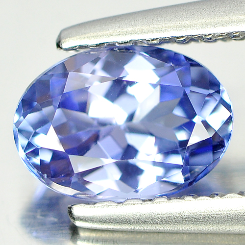 0.72 Ct VVS Oval Natural Violet Blue Tanzanite Tanzania