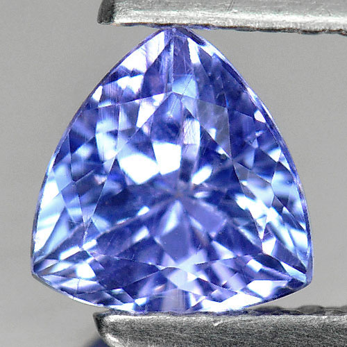 Tanzanite Violetish Blue 0.81 Ct. VS Trilliant Shape 5.9 Mm. Natural Gemstone