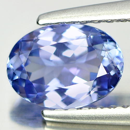 1.06 Ct. Oval Shape Natural Violet Blue Tanzanite Gem