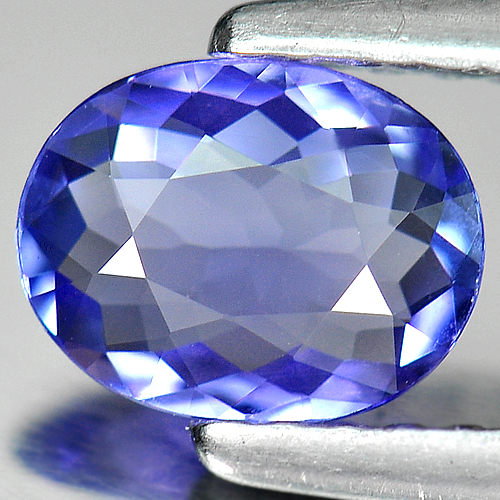 0.57 Ct. Clean Oval Natural Violet Blue Tanzanite Gem