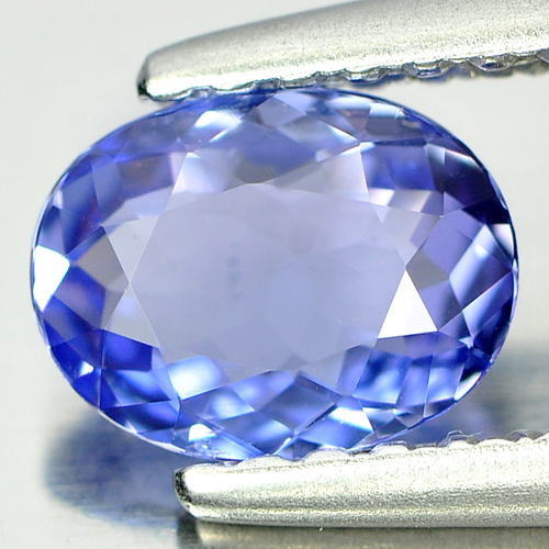 0.56 Ct. Clean Oval Natural Gem Violet Blue Tanzanite