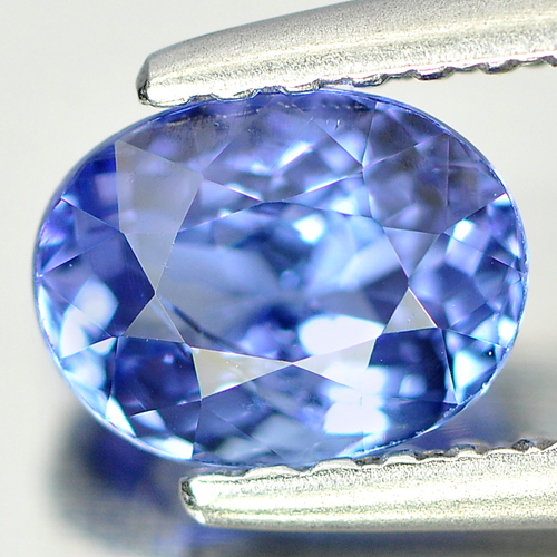 0.89 Ct. VVS Oval Natural Gem Violet Blue Tanzanite