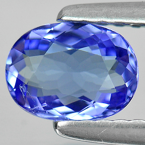 0.70 Ct. Oval Shape Natural Violet Blue Tanzanite Gem