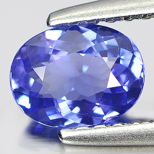 0.63 Ct. Oval Shape Natural Violet Blue Tanzanite Gem