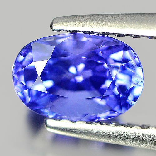 1.11 Ct. Oval Shape 6.93x4.76 Mm.Natural Gemstone Violet Tanzanite From Tanzania