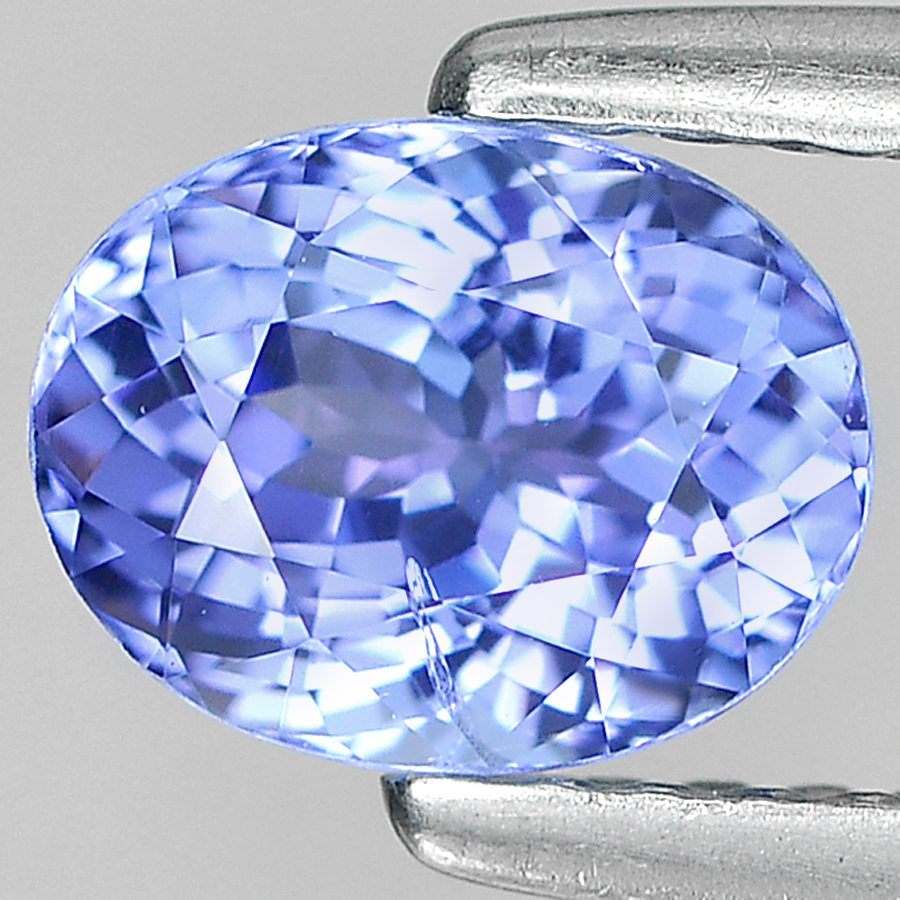 Certified 1.02 Ct. Oval Shape Natural Blue Tanzanite Gem