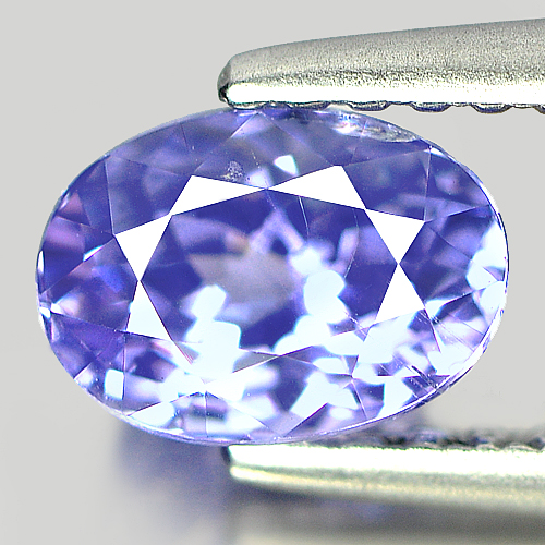 Certified 1.03 Ct. Oval Shape Natural Gem Violet Tanzanite From Tanzania