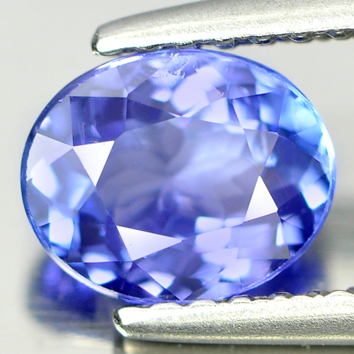 1.01 Ct. Oval Shape Natural Gem Violet Blue Tanzanite From Tanzania