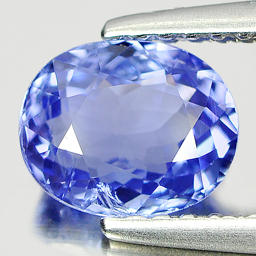 0.98 Ct. Oval Shape Natural  Violetish Blue Tanzanite From Tanzania